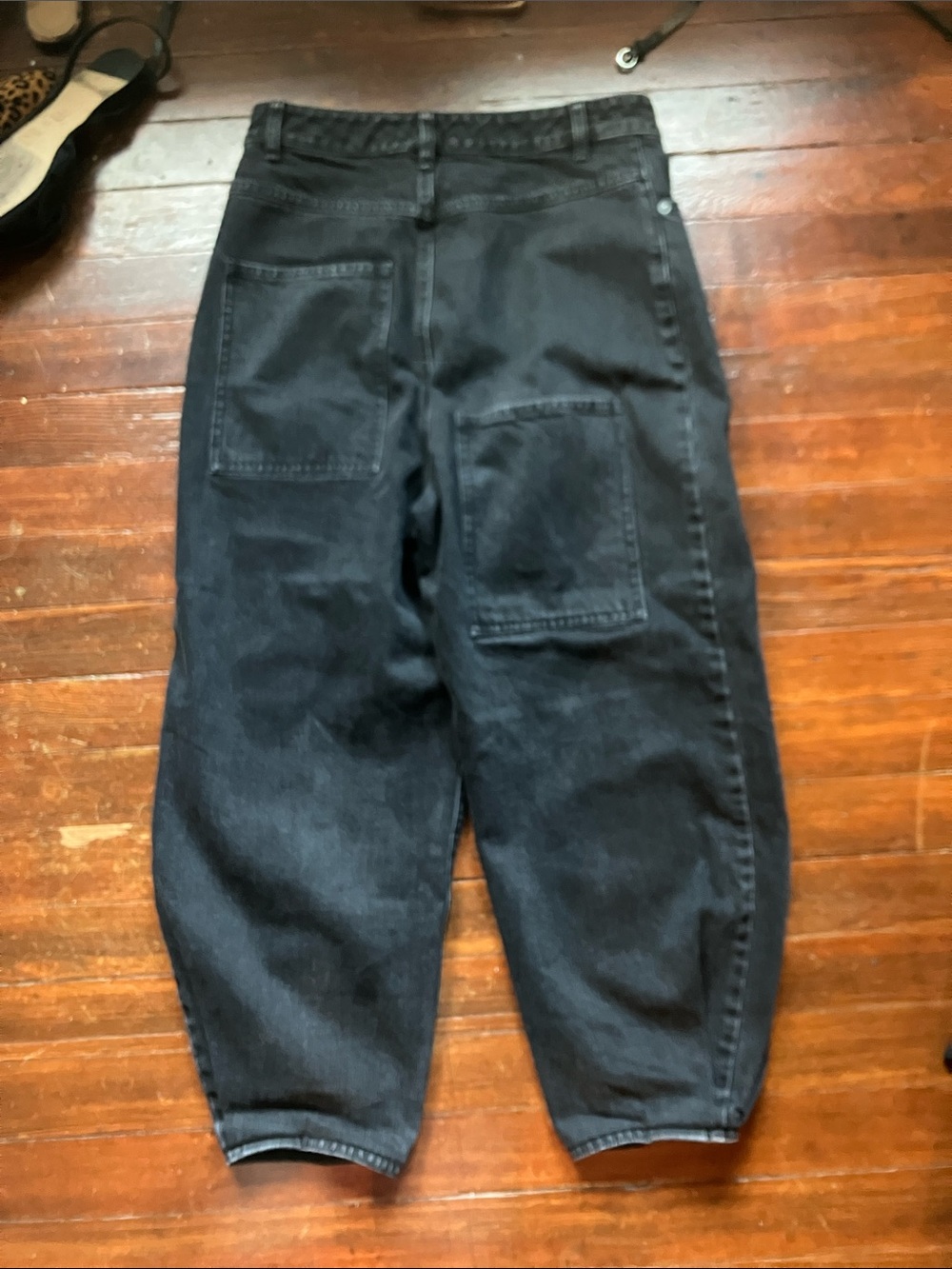 Tibi Black Denim Brancusi Jean - Picture 7 of 11